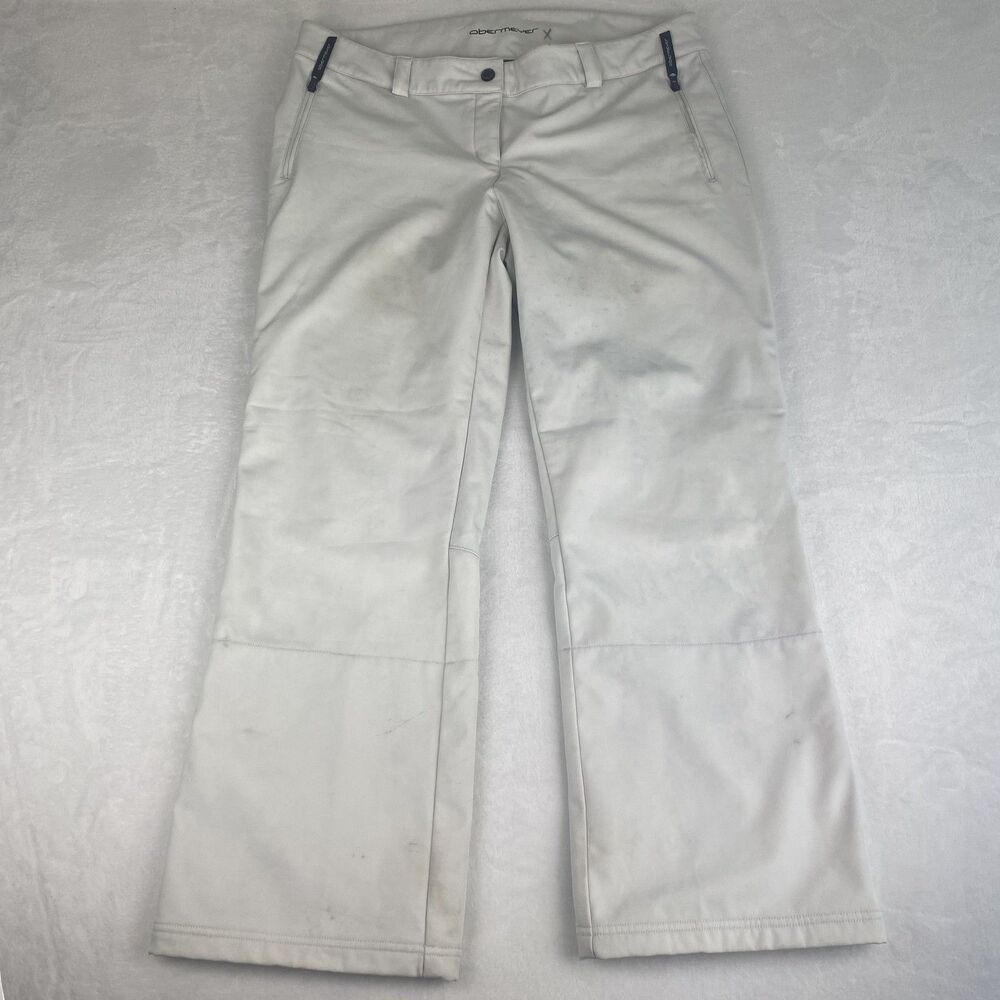 Obermeyer Snow Pants Womens Size 16 White Winter Sport Pants
